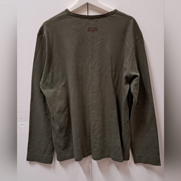 Tommy Hilfiger Tommy Jeans Mens Vintage T-Shirt Tee 90s Long Sleeve HQ Cotton XL - Picture 6 of 7